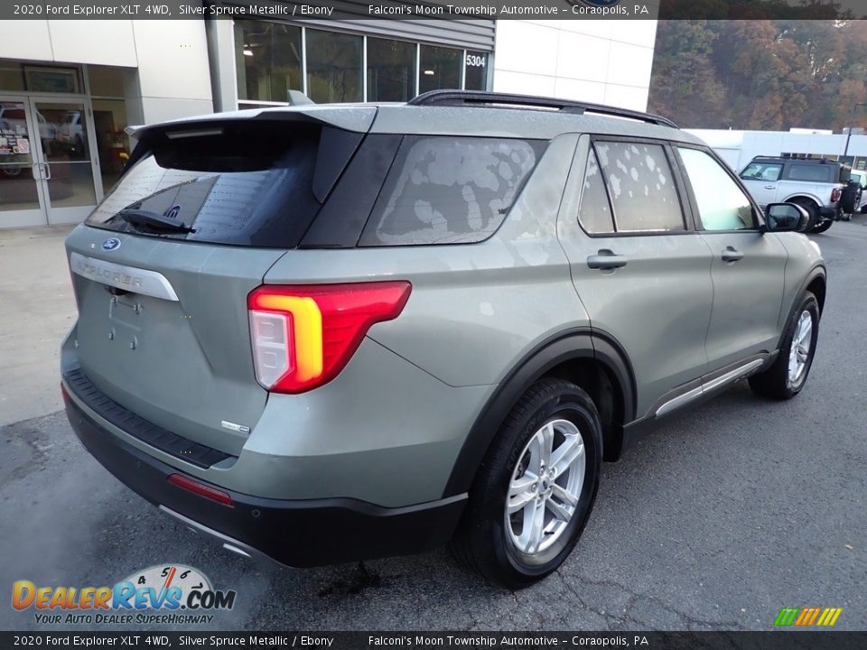 2020 Ford Explorer XLT 4WD Silver Spruce Metallic / Ebony Photo #2