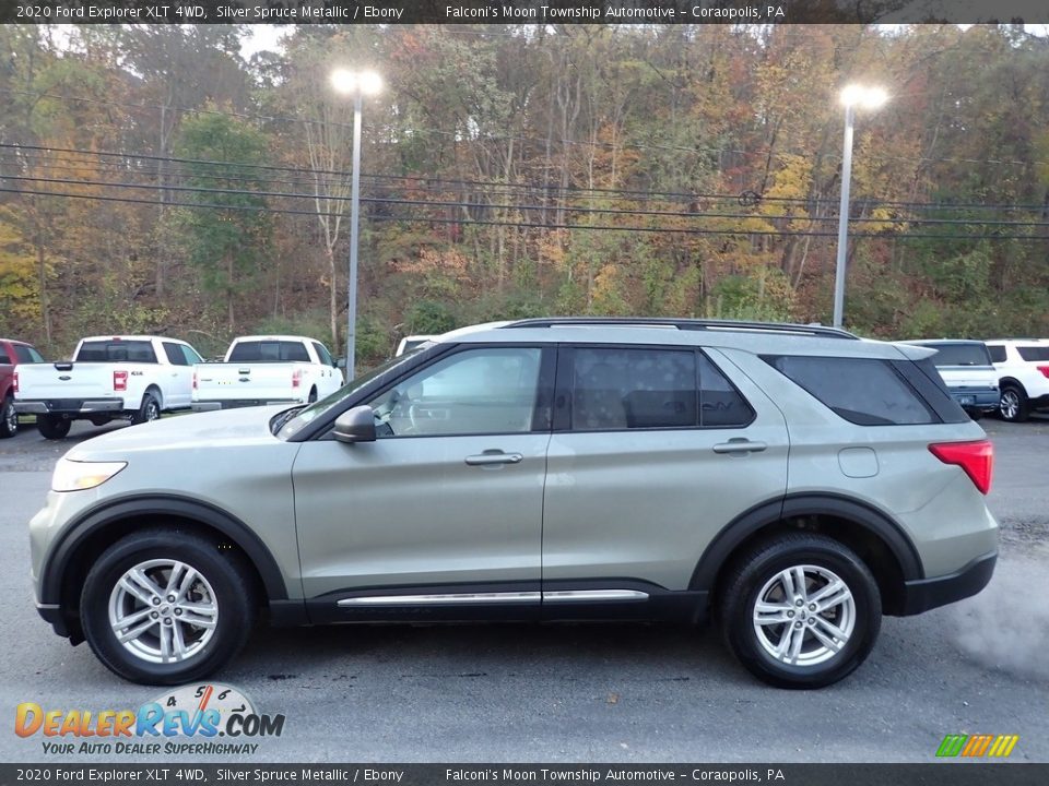 2020 Ford Explorer XLT 4WD Silver Spruce Metallic / Ebony Photo #6