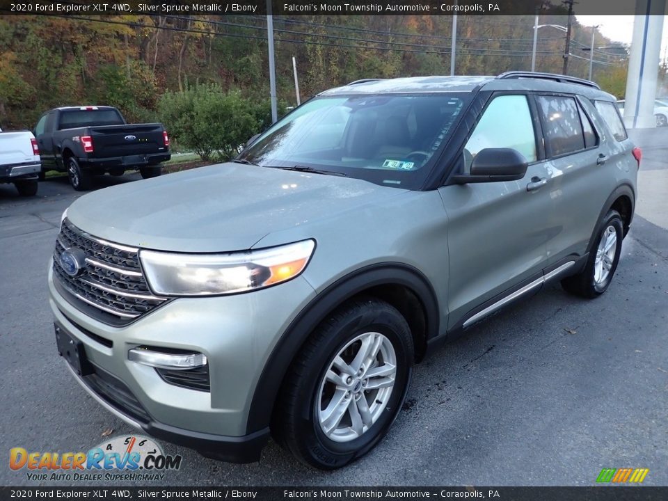 2020 Ford Explorer XLT 4WD Silver Spruce Metallic / Ebony Photo #7