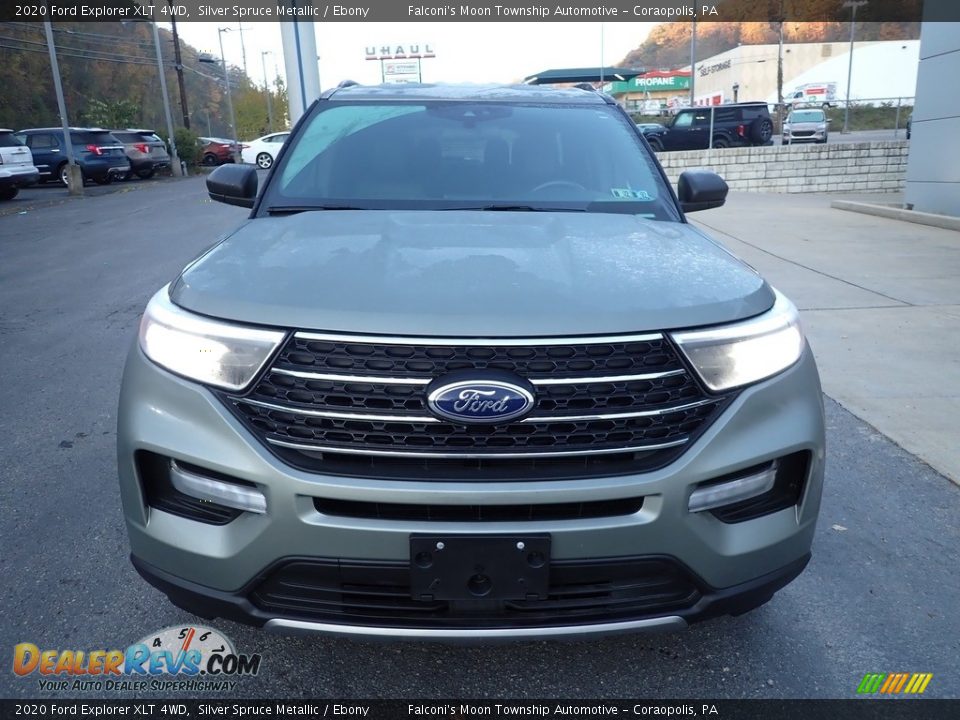 2020 Ford Explorer XLT 4WD Silver Spruce Metallic / Ebony Photo #8