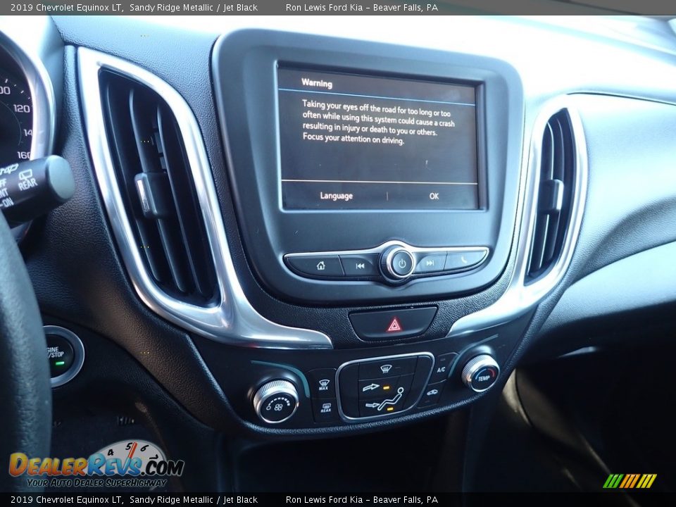 2019 Chevrolet Equinox LT Sandy Ridge Metallic / Jet Black Photo #17