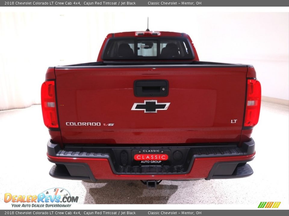 2018 Chevrolet Colorado LT Crew Cab 4x4 Cajun Red Tintcoat / Jet Black Photo #20