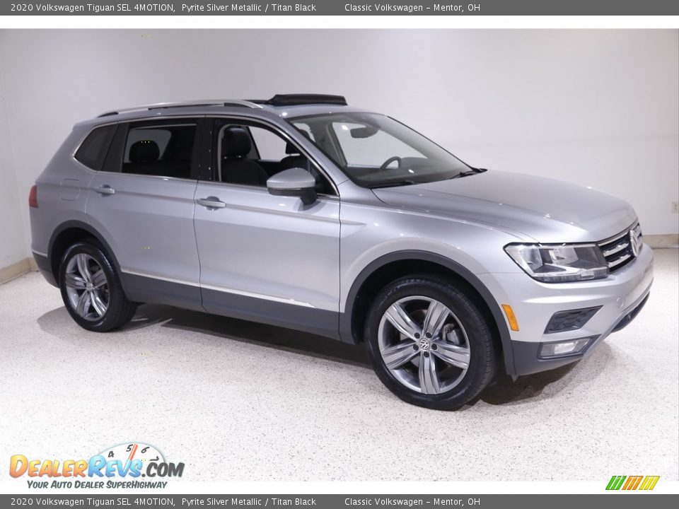 2020 Volkswagen Tiguan SEL 4MOTION Pyrite Silver Metallic / Titan Black Photo #1