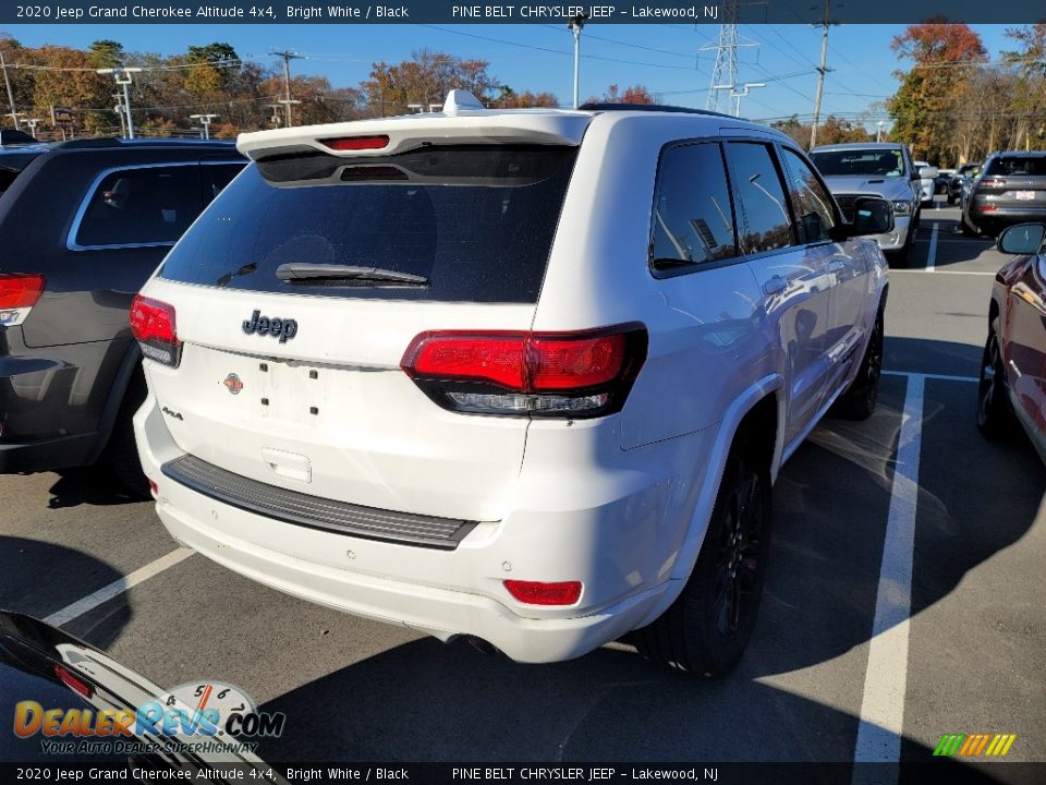 2020 Jeep Grand Cherokee Altitude 4x4 Bright White / Black Photo #3