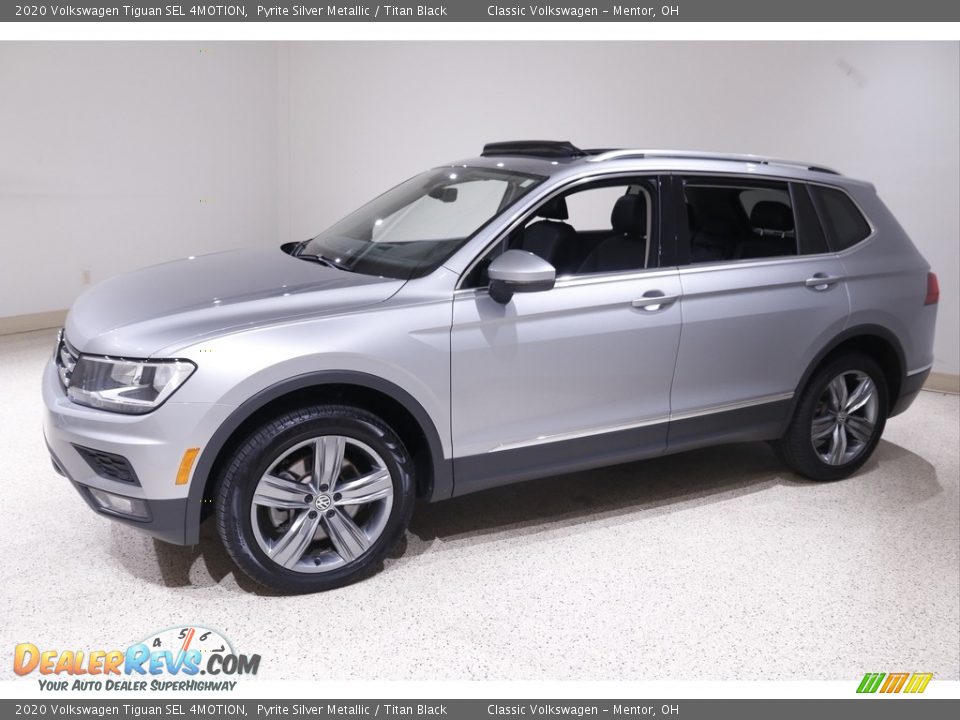 2020 Volkswagen Tiguan SEL 4MOTION Pyrite Silver Metallic / Titan Black Photo #3