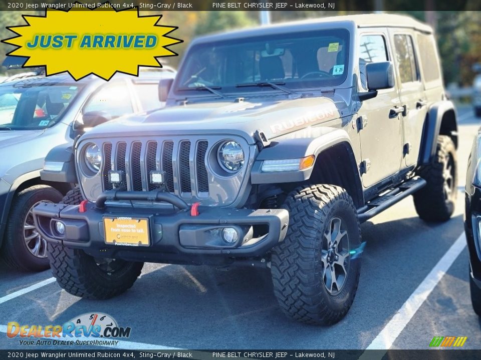 2020 Jeep Wrangler Unlimited Rubicon 4x4 Sting-Gray / Black Photo #1