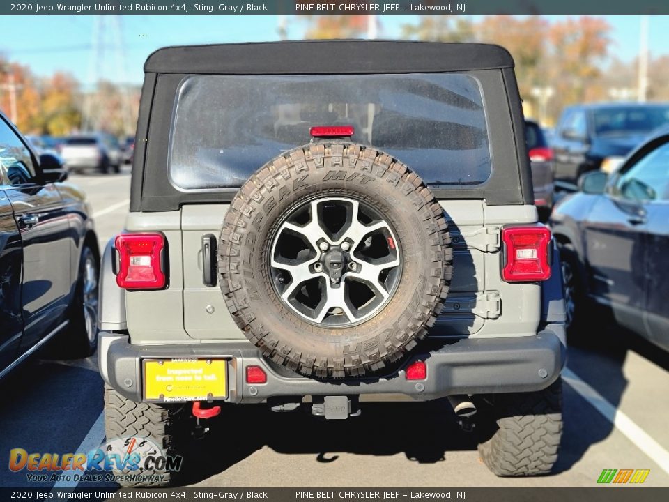 2020 Jeep Wrangler Unlimited Rubicon 4x4 Sting-Gray / Black Photo #3