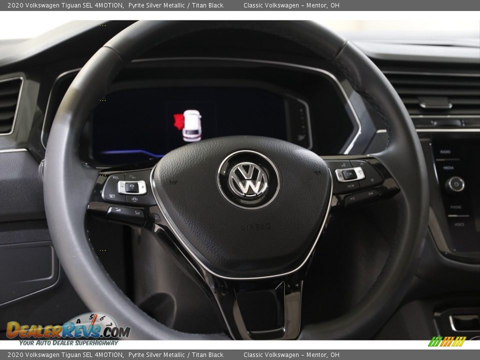 2020 Volkswagen Tiguan SEL 4MOTION Pyrite Silver Metallic / Titan Black Photo #7