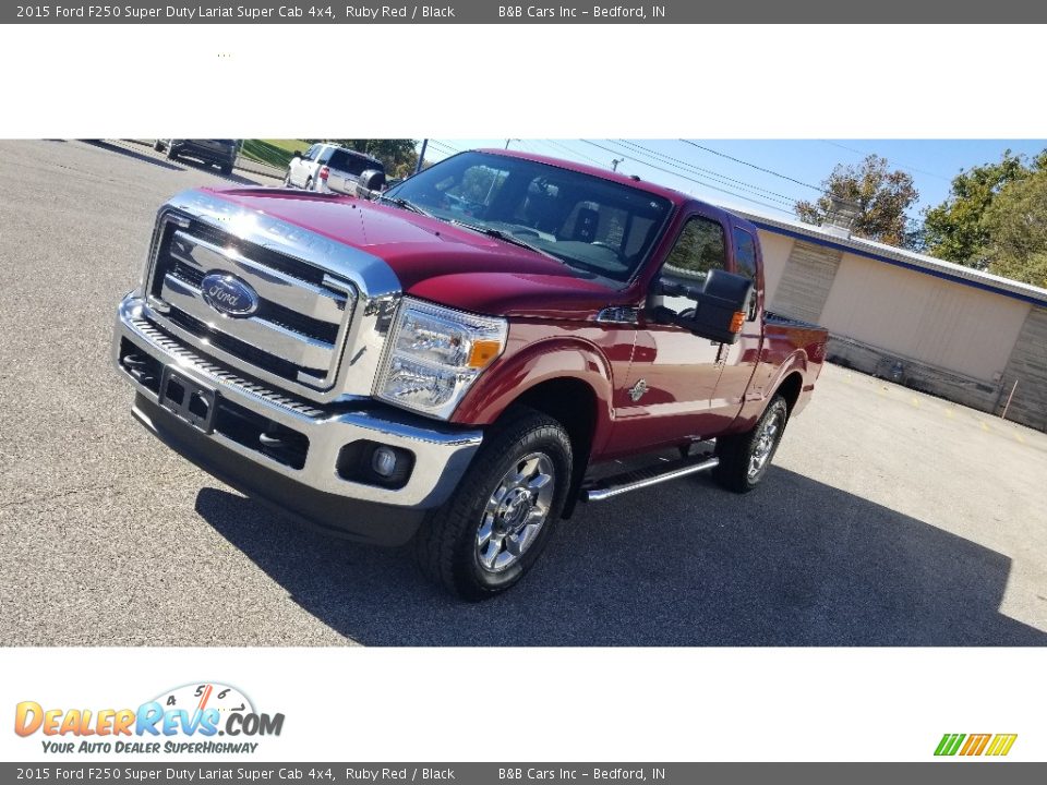 2015 Ford F250 Super Duty Lariat Super Cab 4x4 Ruby Red / Black Photo #27