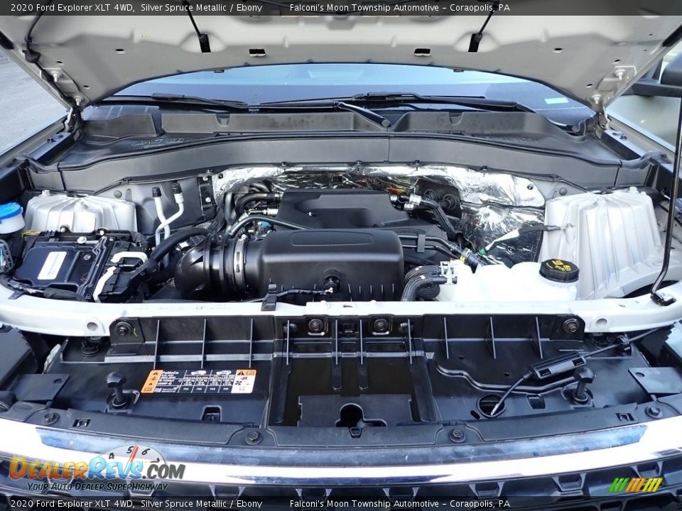 2020 Ford Explorer XLT 4WD Silver Spruce Metallic / Ebony Photo #30