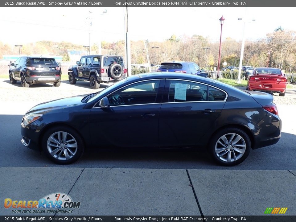 2015 Buick Regal AWD Smokey Gray Metallic / Ebony Photo #6