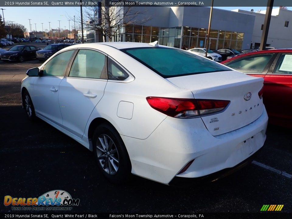 2019 Hyundai Sonata SE Quartz White Pearl / Black Photo #2