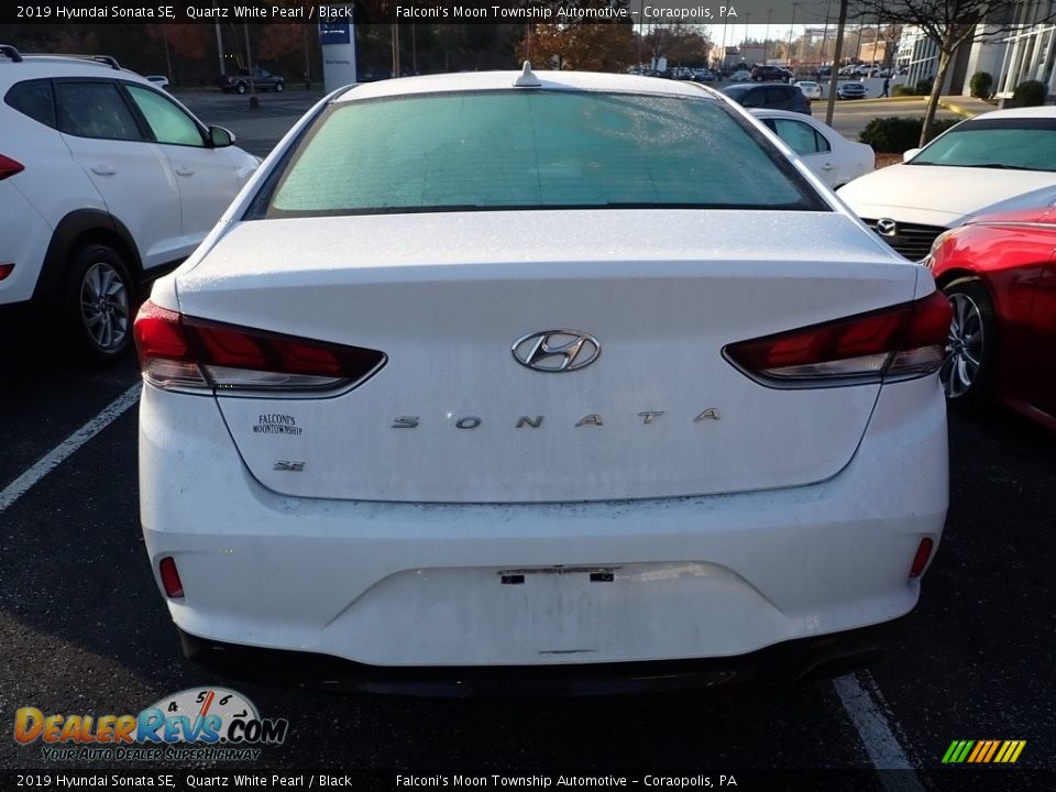 2019 Hyundai Sonata SE Quartz White Pearl / Black Photo #3