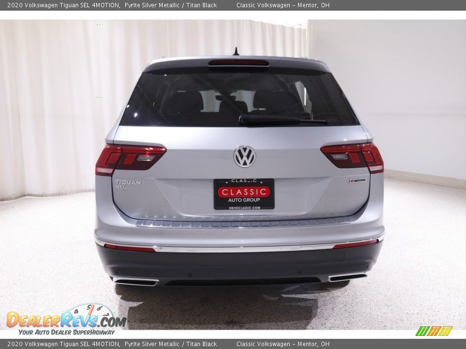 2020 Volkswagen Tiguan SEL 4MOTION Pyrite Silver Metallic / Titan Black Photo #17