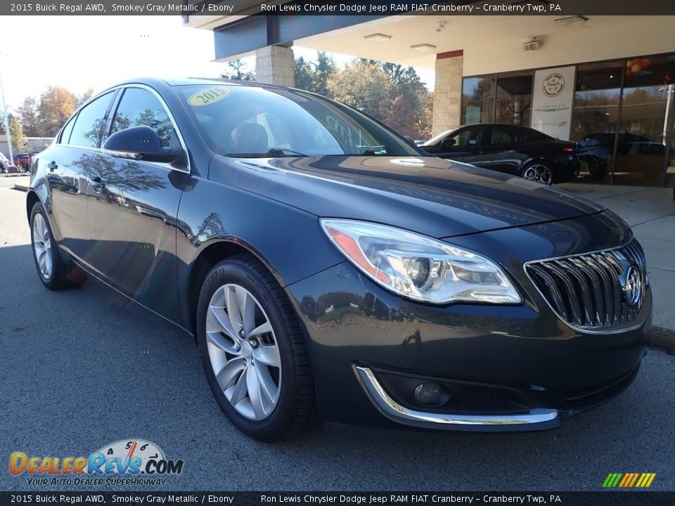 2015 Buick Regal AWD Smokey Gray Metallic / Ebony Photo #9