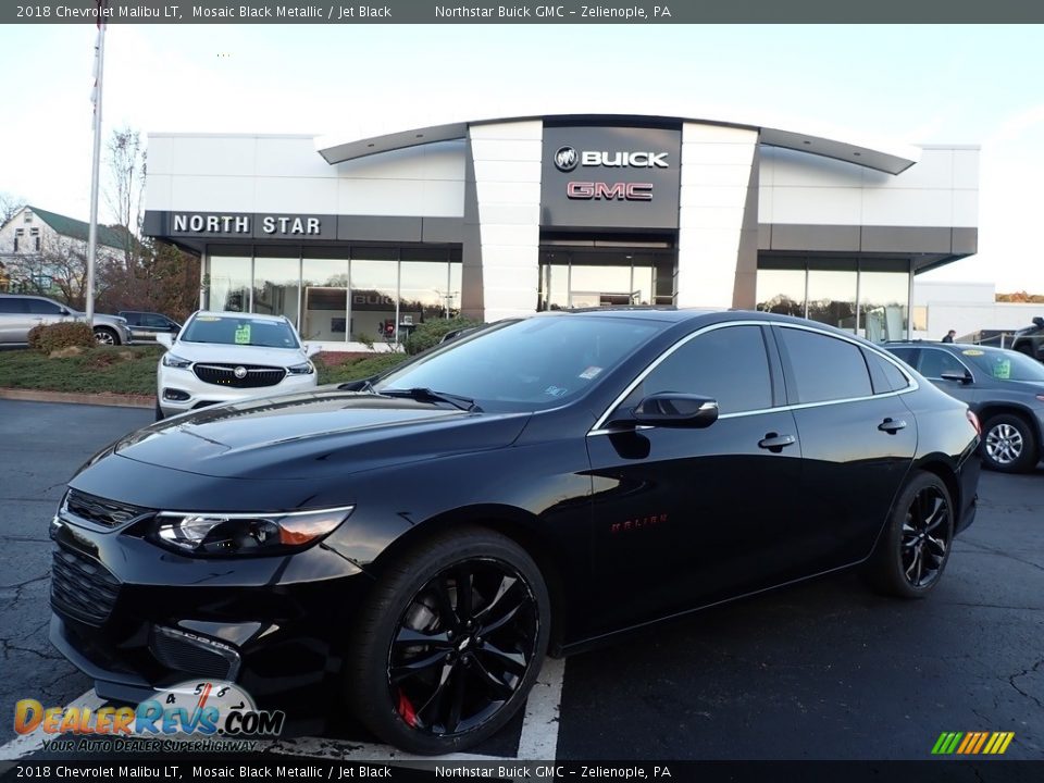 2018 Chevrolet Malibu LT Mosaic Black Metallic / Jet Black Photo #1