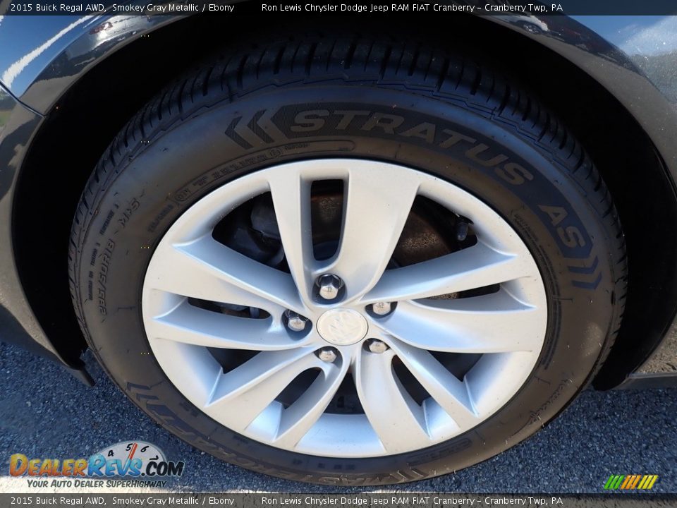 2015 Buick Regal AWD Smokey Gray Metallic / Ebony Photo #10