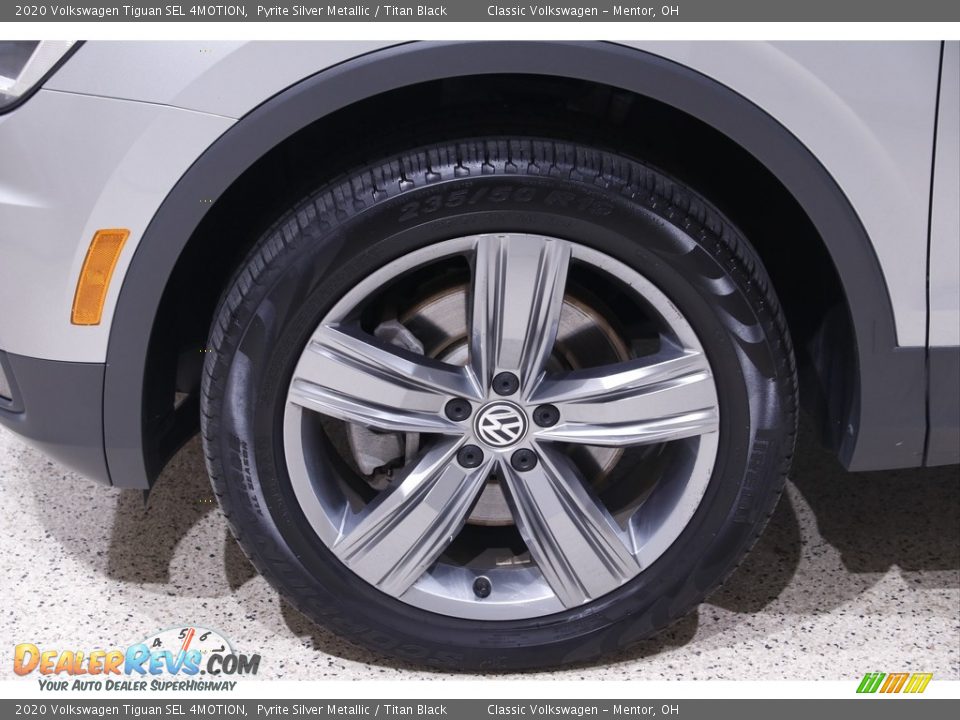 2020 Volkswagen Tiguan SEL 4MOTION Pyrite Silver Metallic / Titan Black Photo #19