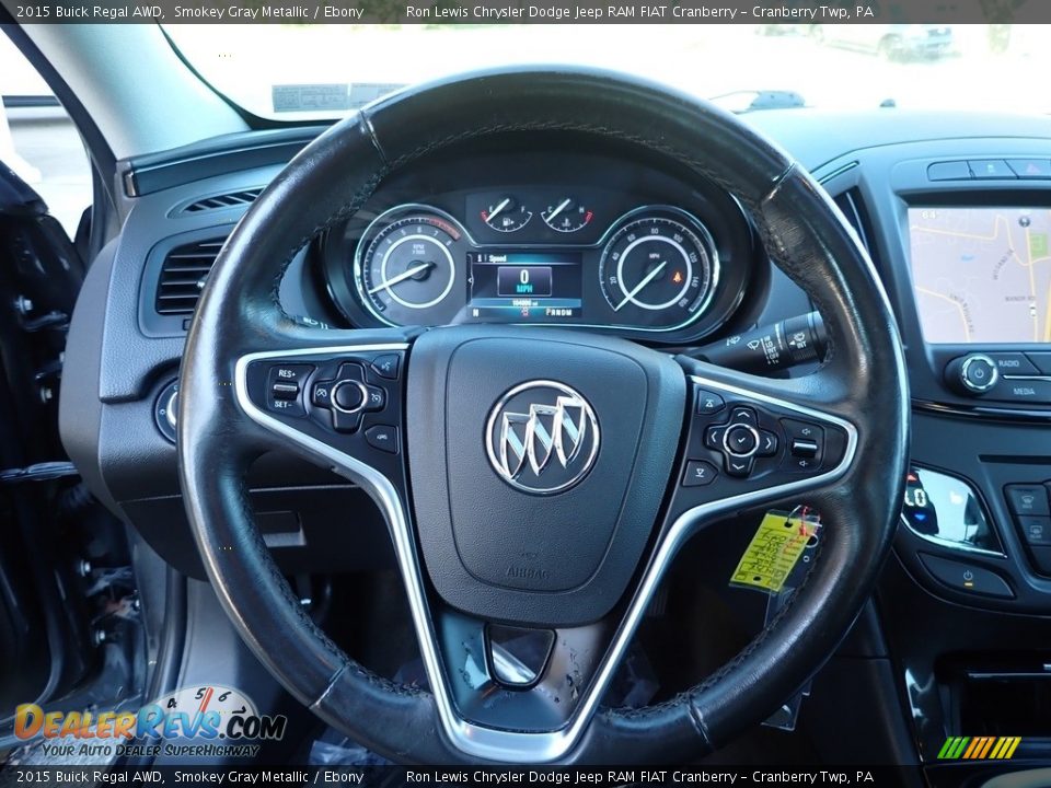 2015 Buick Regal AWD Steering Wheel Photo #16