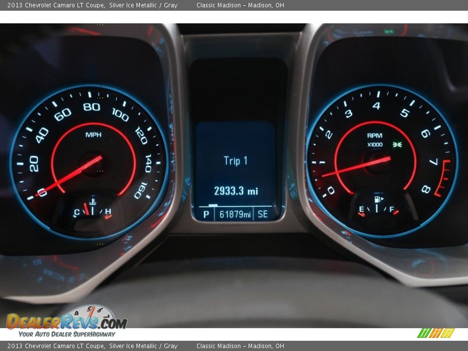 2013 Chevrolet Camaro LT Coupe Silver Ice Metallic / Gray Photo #8