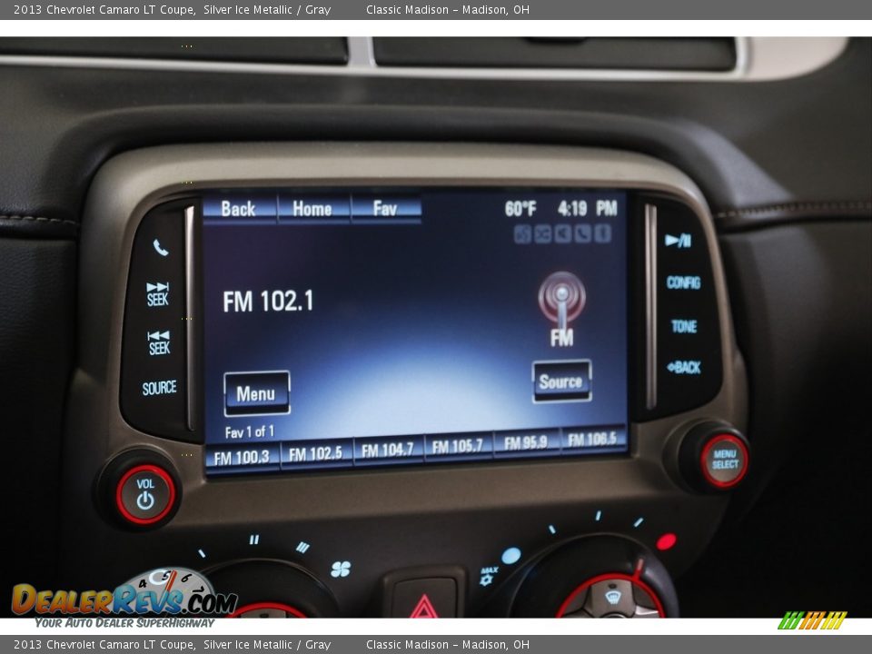 2013 Chevrolet Camaro LT Coupe Silver Ice Metallic / Gray Photo #10