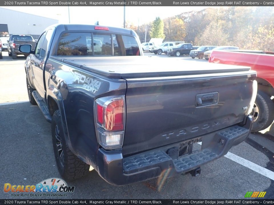 2020 Toyota Tacoma TRD Sport Double Cab 4x4 Magnetic Gray Metallic / TRD Cement/Black Photo #3