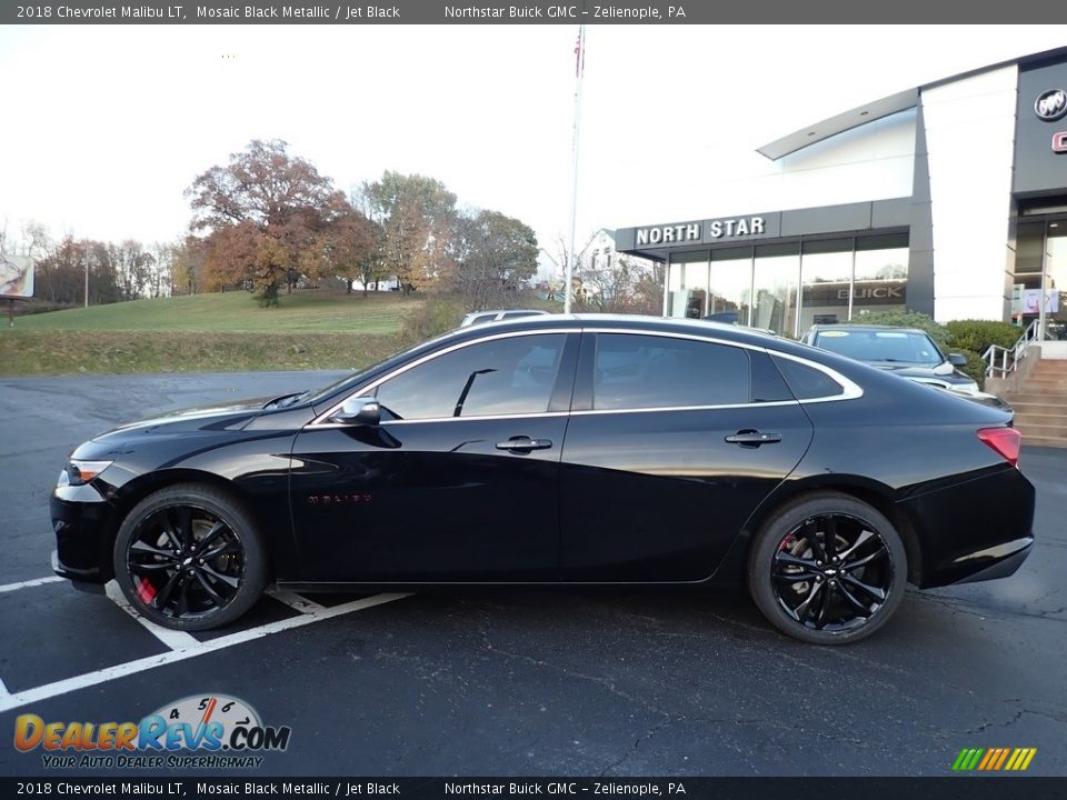 2018 Chevrolet Malibu LT Mosaic Black Metallic / Jet Black Photo #13