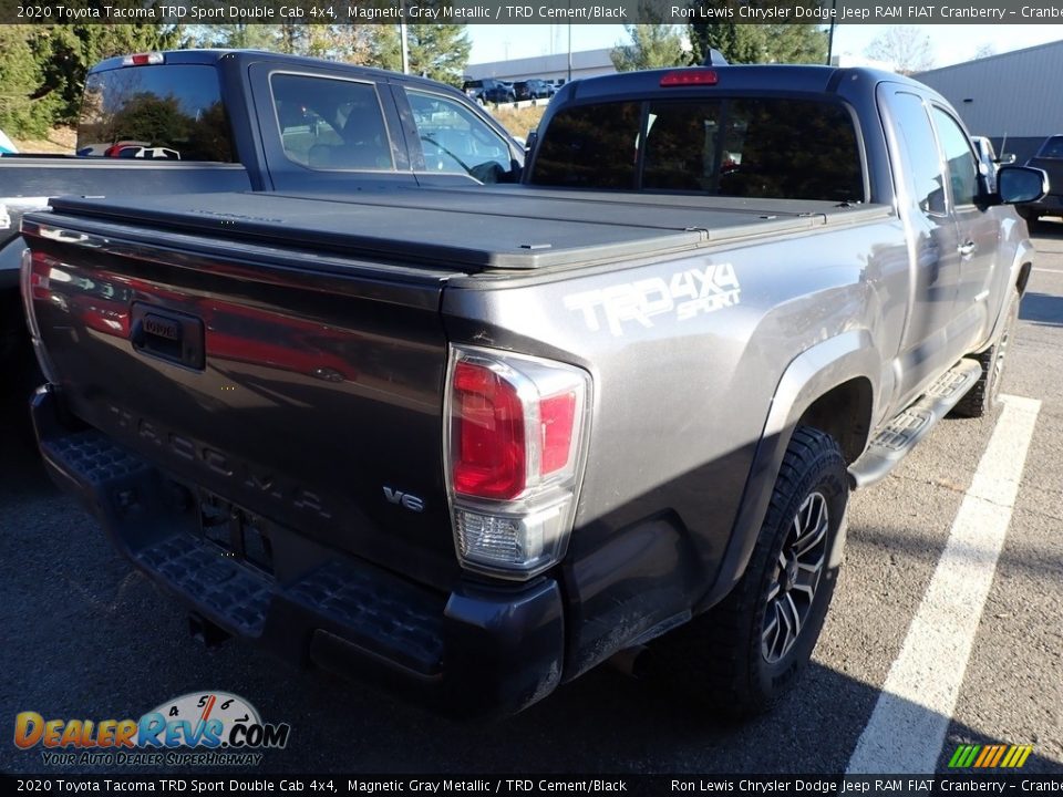 2020 Toyota Tacoma TRD Sport Double Cab 4x4 Magnetic Gray Metallic / TRD Cement/Black Photo #4