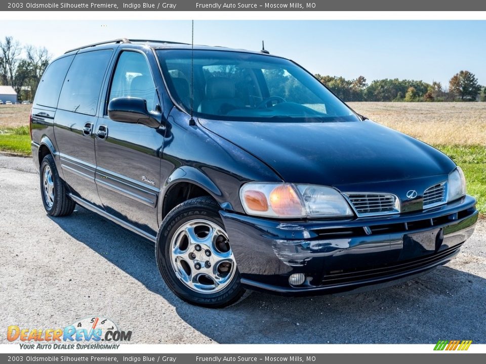 2003 Oldsmobile Silhouette Premiere Indigo Blue / Gray Photo #1