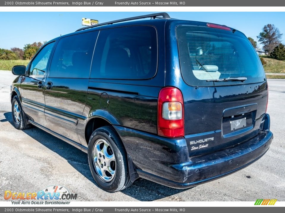 2003 Oldsmobile Silhouette Premiere Indigo Blue / Gray Photo #6