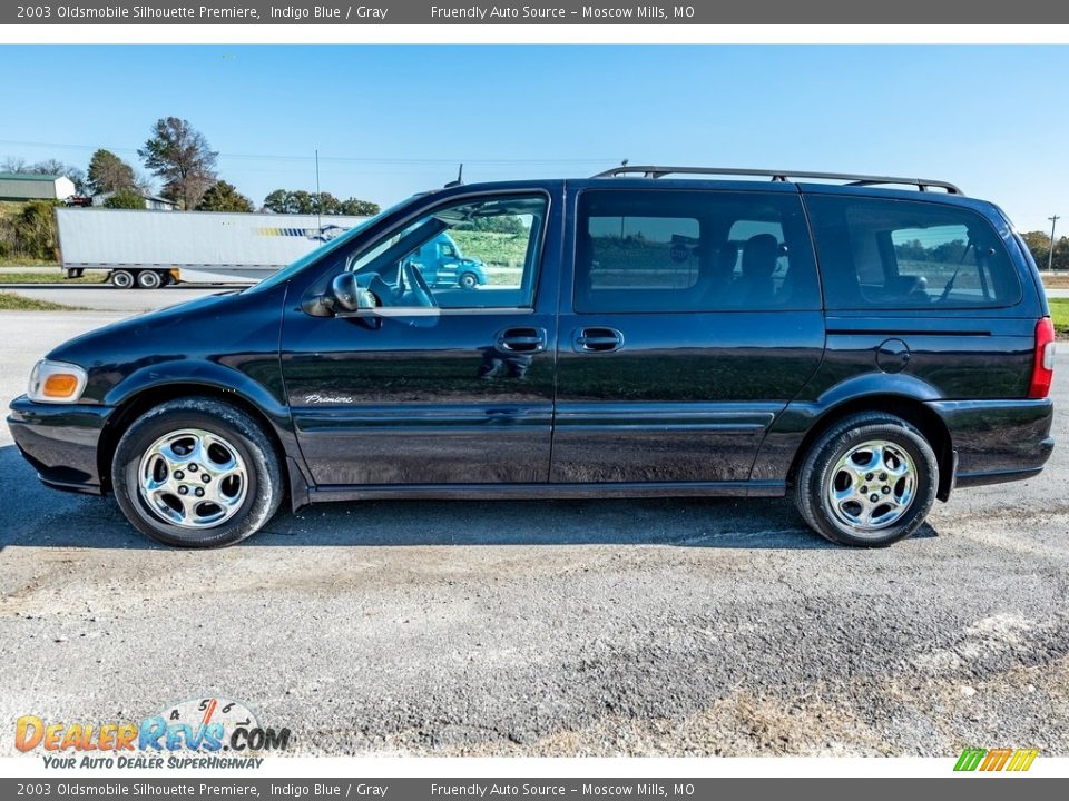 2003 Oldsmobile Silhouette Premiere Indigo Blue / Gray Photo #7