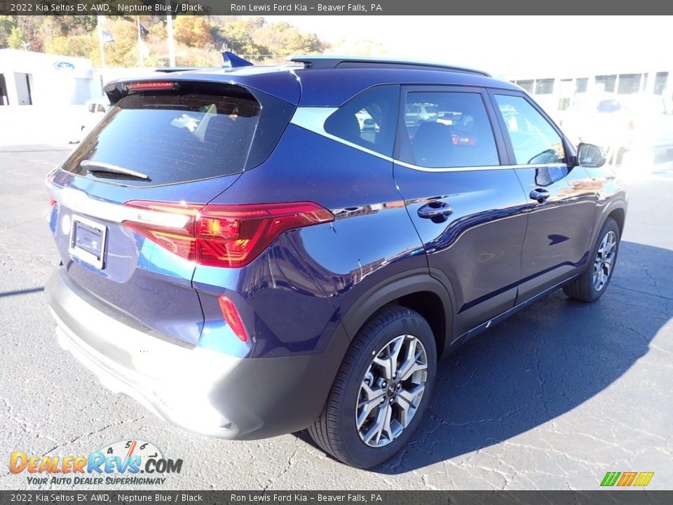 2022 Kia Seltos EX AWD Neptune Blue / Black Photo #2