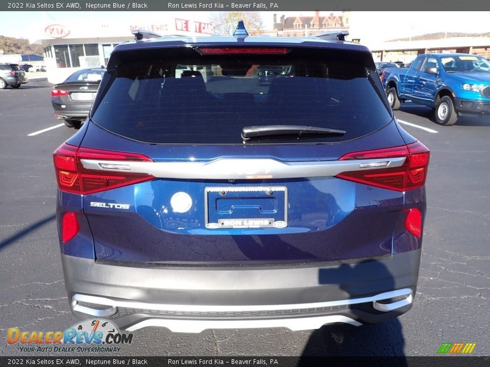2022 Kia Seltos EX AWD Neptune Blue / Black Photo #3
