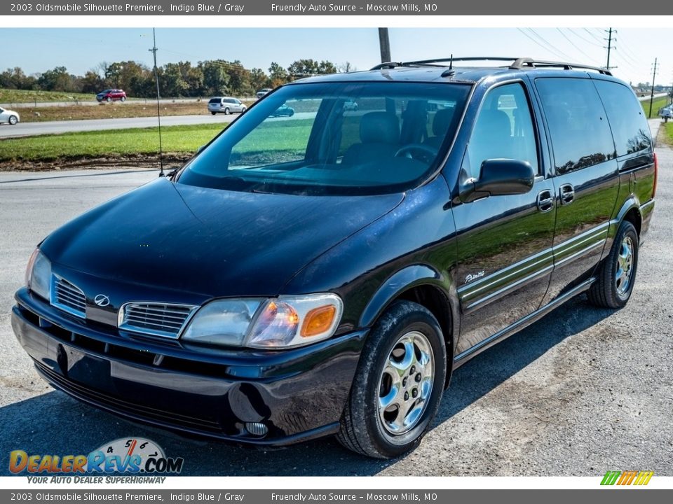 2003 Oldsmobile Silhouette Premiere Indigo Blue / Gray Photo #8