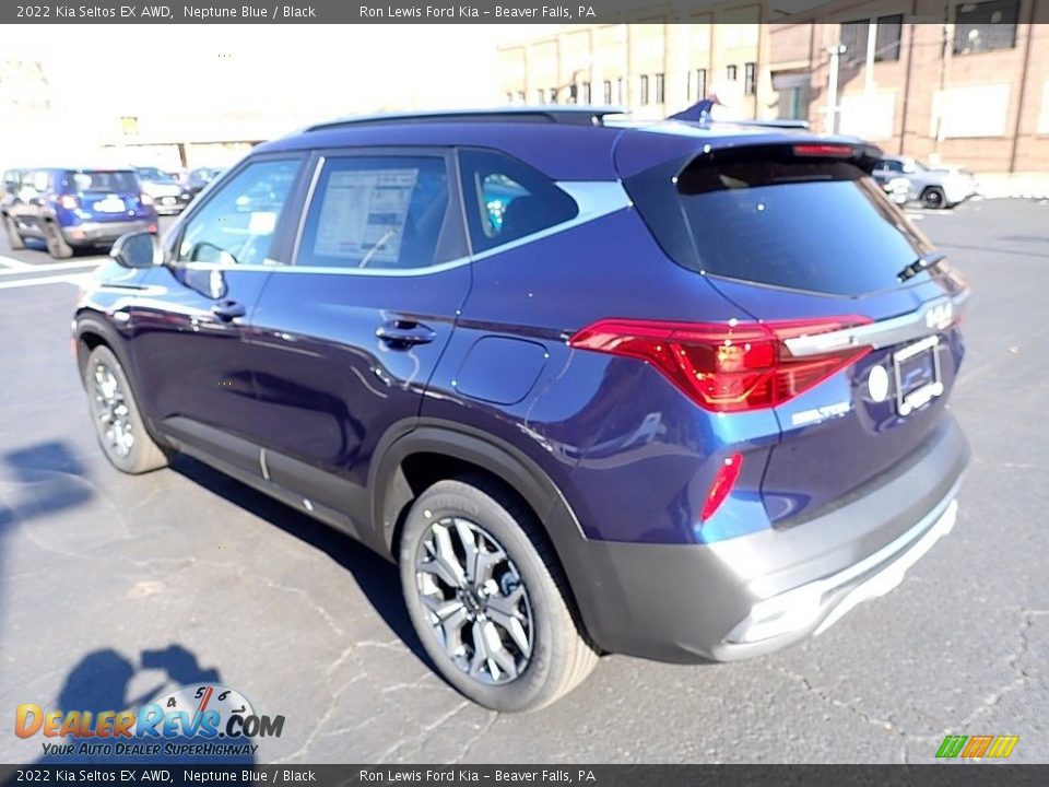 2022 Kia Seltos EX AWD Neptune Blue / Black Photo #5
