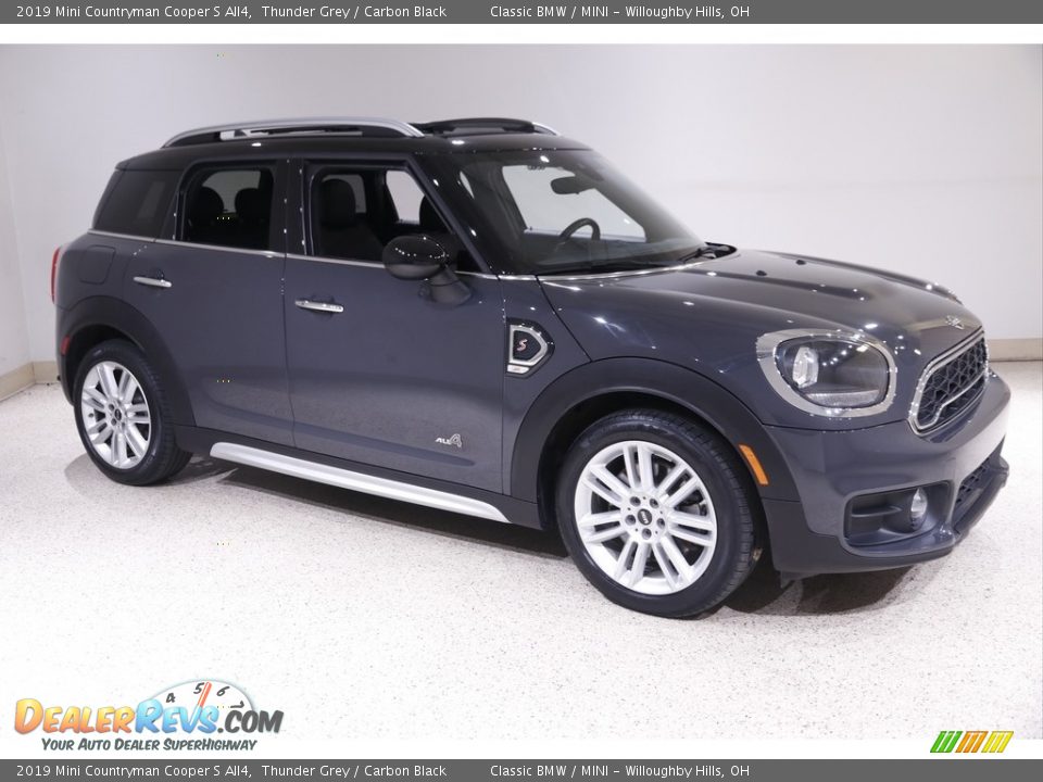 2019 Mini Countryman Cooper S All4 Thunder Grey / Carbon Black Photo #1