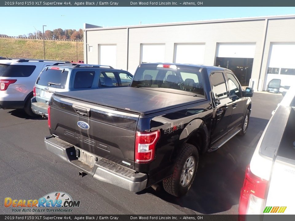 2019 Ford F150 XLT SuperCrew 4x4 Agate Black / Earth Gray Photo #11