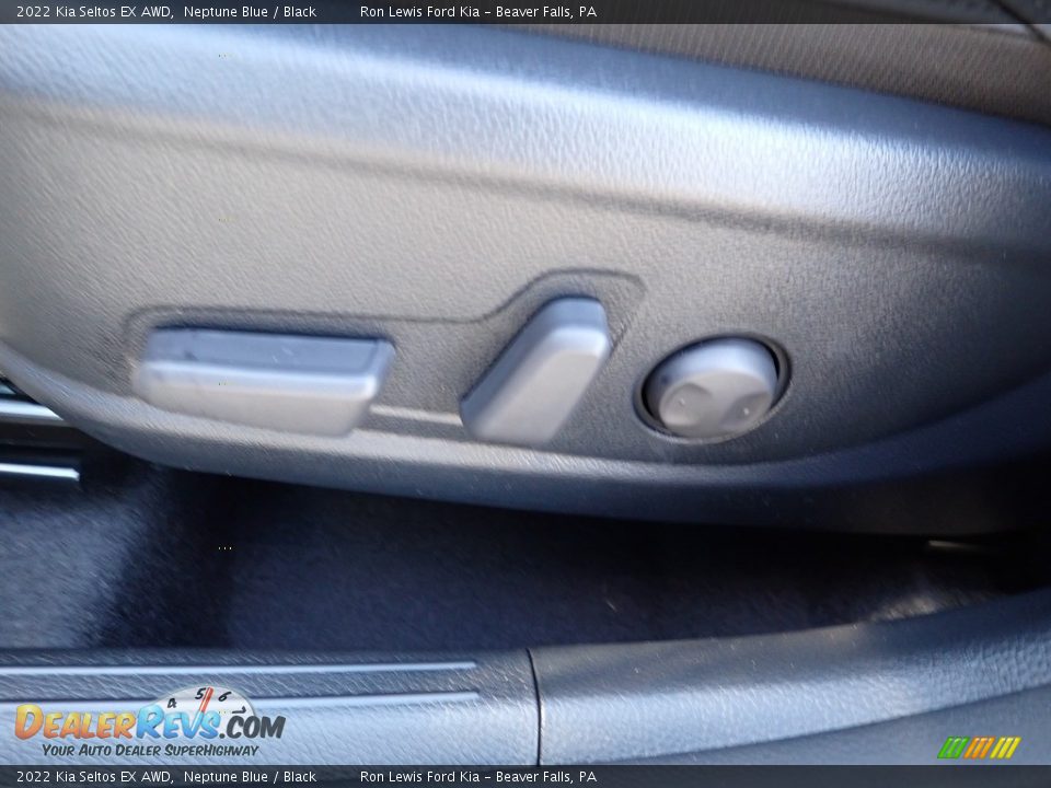 2022 Kia Seltos EX AWD Neptune Blue / Black Photo #14