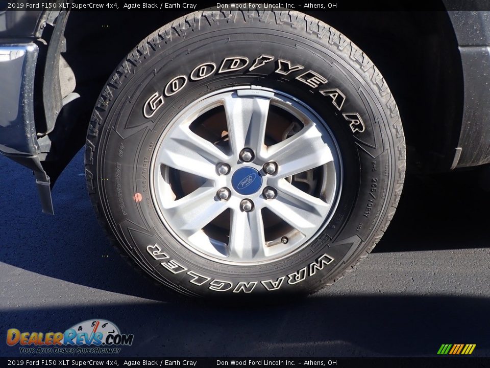 2019 Ford F150 XLT SuperCrew 4x4 Agate Black / Earth Gray Photo #13