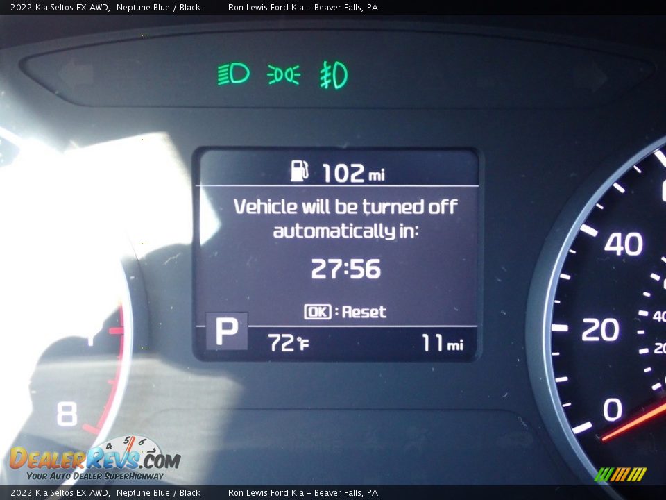 2022 Kia Seltos EX AWD Neptune Blue / Black Photo #19