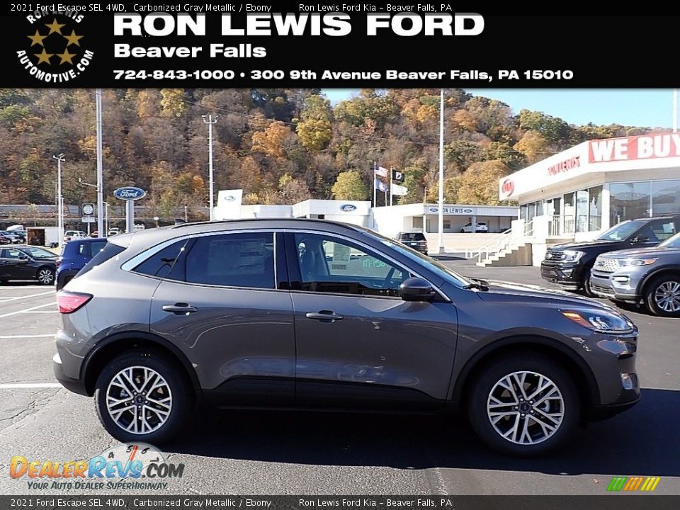 2021 Ford Escape SEL 4WD Carbonized Gray Metallic / Ebony Photo #1
