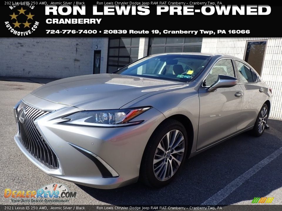 2021 Lexus ES 250 AWD Atomic Silver / Black Photo #1