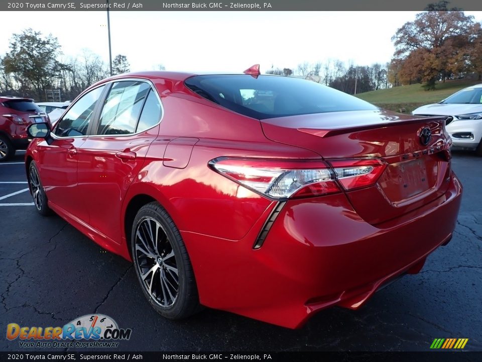 2020 Toyota Camry SE Supersonic Red / Ash Photo #12