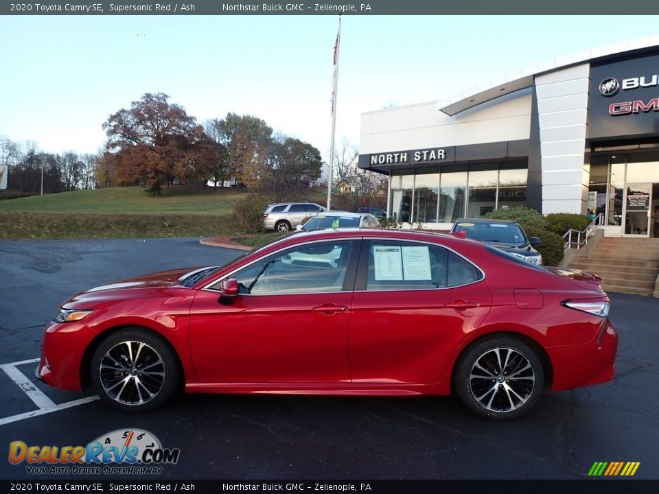 2020 Toyota Camry SE Supersonic Red / Ash Photo #13