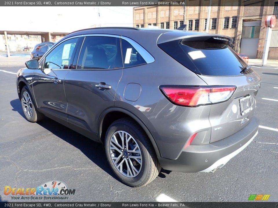 2021 Ford Escape SEL 4WD Carbonized Gray Metallic / Ebony Photo #5