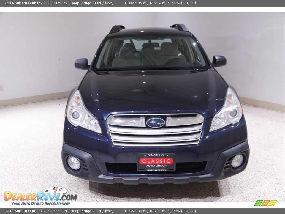 2014 Subaru Outback 2.5i Premium Deep Indigo Pearl / Ivory Photo #2