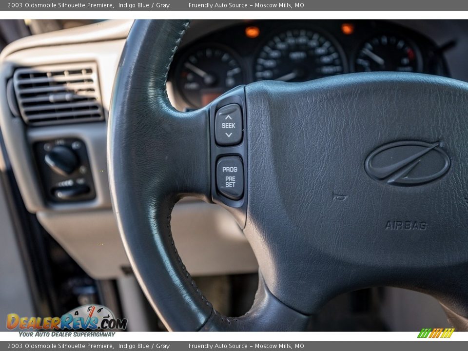 2003 Oldsmobile Silhouette Premiere Indigo Blue / Gray Photo #32