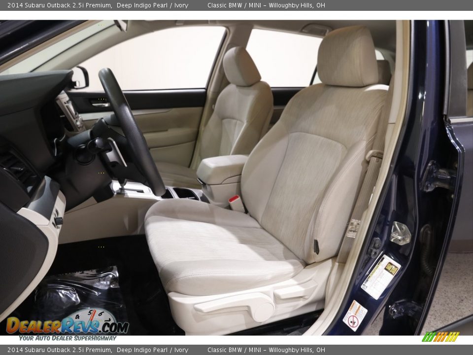 2014 Subaru Outback 2.5i Premium Deep Indigo Pearl / Ivory Photo #5