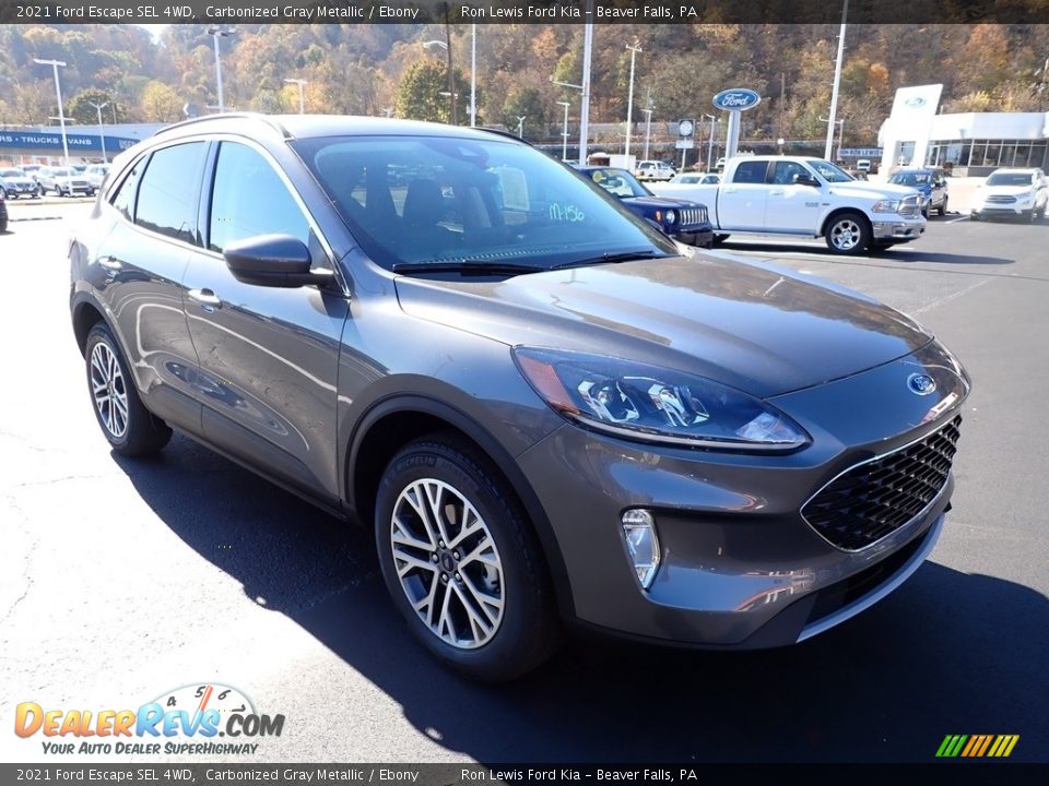 2021 Ford Escape SEL 4WD Carbonized Gray Metallic / Ebony Photo #9
