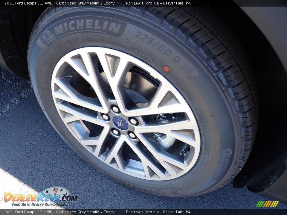 2021 Ford Escape SEL 4WD Carbonized Gray Metallic / Ebony Photo #10